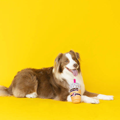 Wagsdale Barkin Donuts Iced Coffee Plush Dog Toy