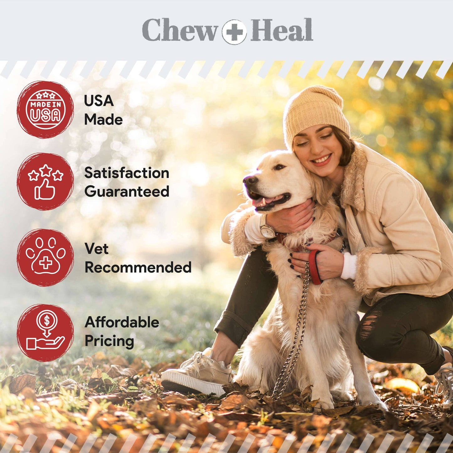 Omega Skin & Coat Soft Chews - Smoked Bacon Flavor