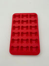 24-Cavity Mini Dog Bone Silicone Mold - Small Pet Treat Maker for Dogs & Cats