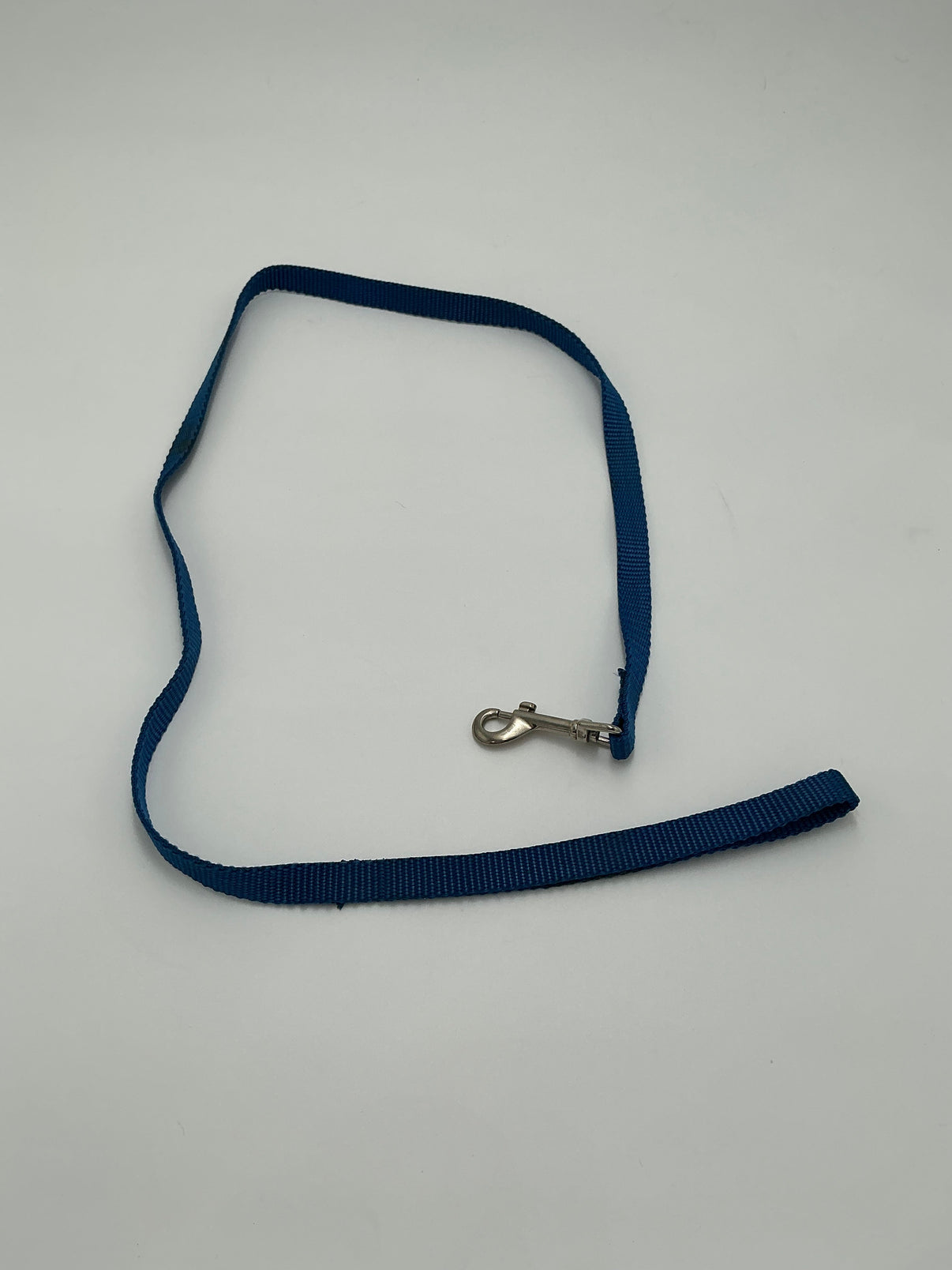 Blue Nylon Dog Leash- 3.5ft- Blue Indiana Pet Supply