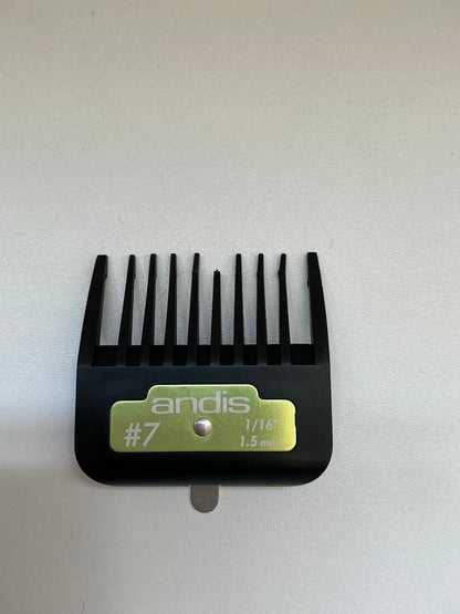 Andis 7 Piece Animal Clip Comb Set