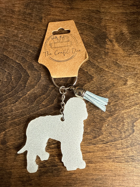 Glitter Breed Keychain (Various Breeds/Colors)