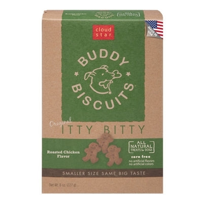 Cloud Star Original Itty Bitty Buddy Biscuits With Roasted Chicken Dog Treats; 8-oz