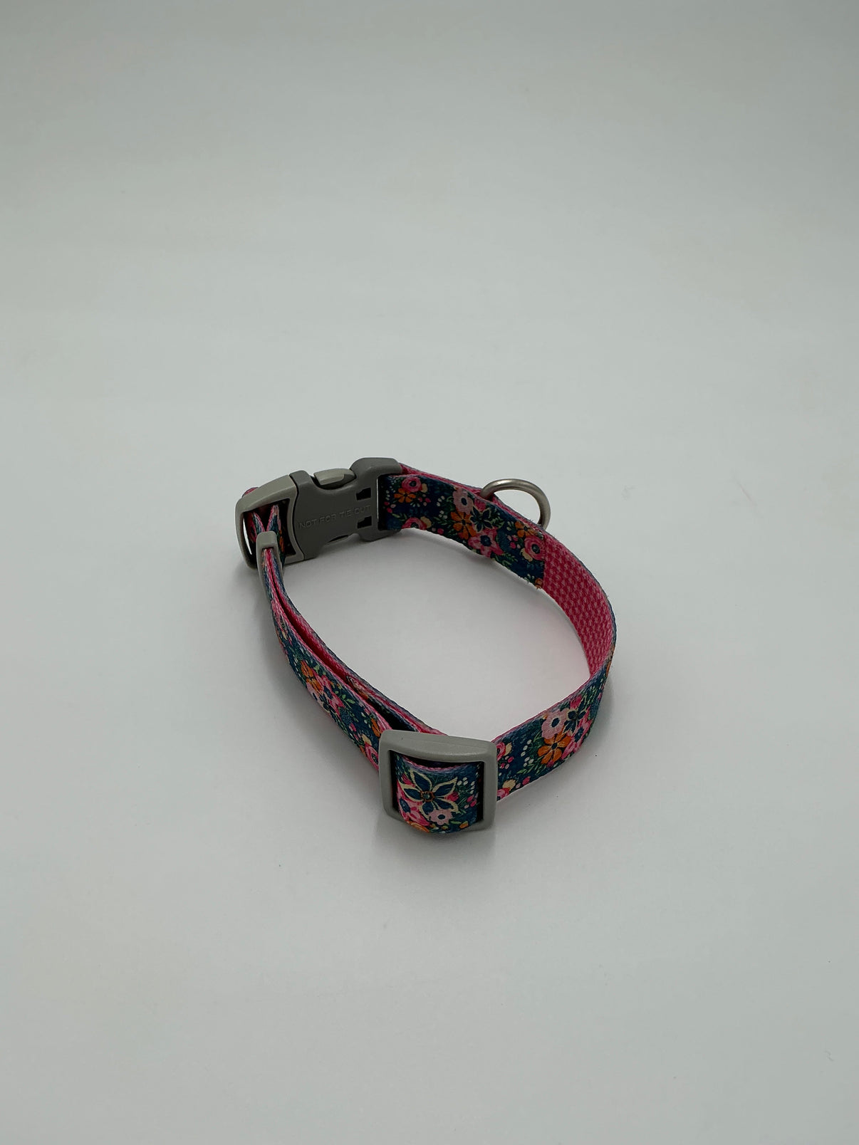 Coastal Brand Floral Adjustable Dog Collar- Large- Blue/Pink Indiana Pet Supply