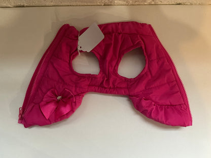 SimplyDog Pink Zip-up Puffer Coat Size XS