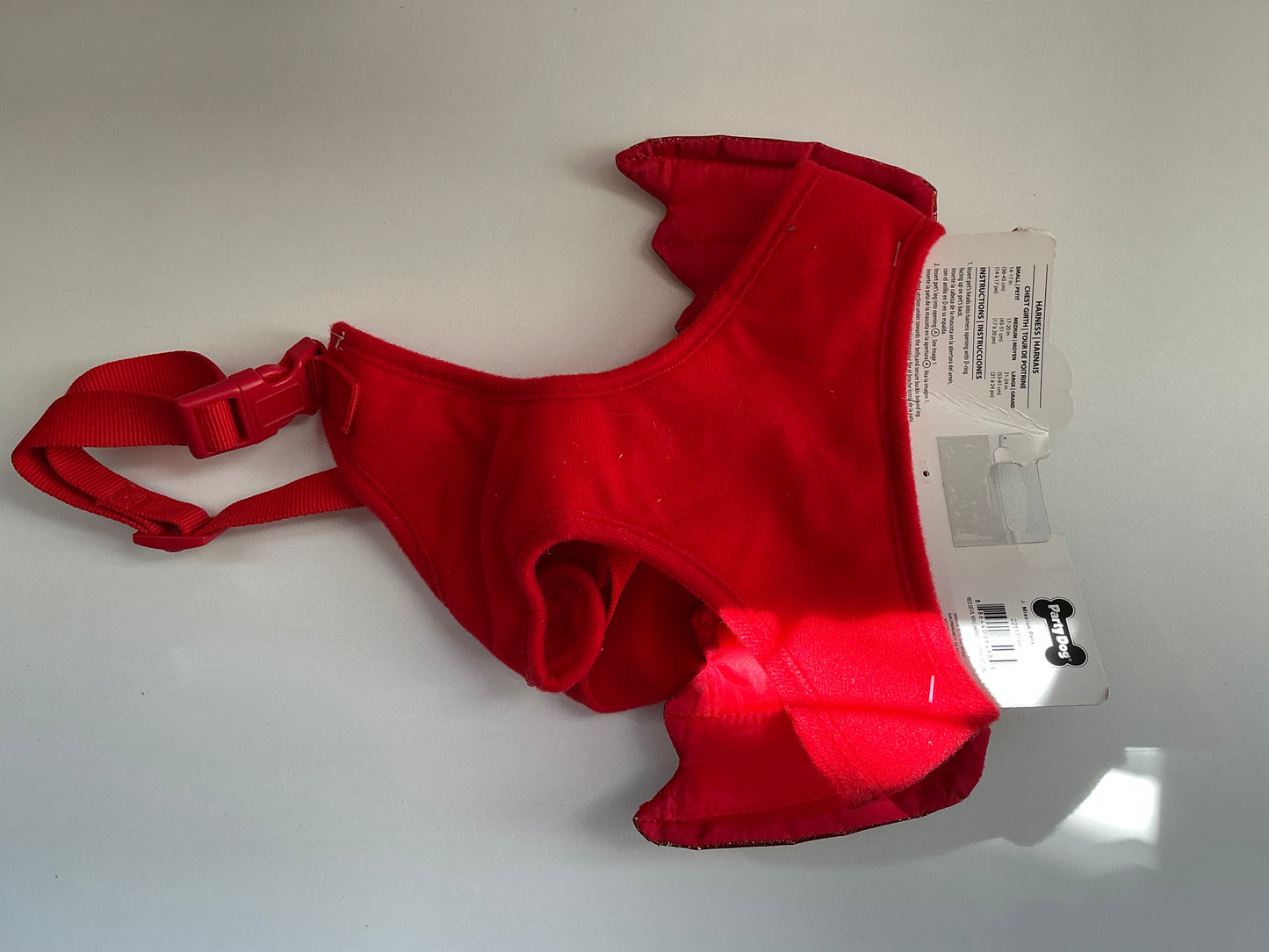Devil Wings and Horn Dog Costume Large