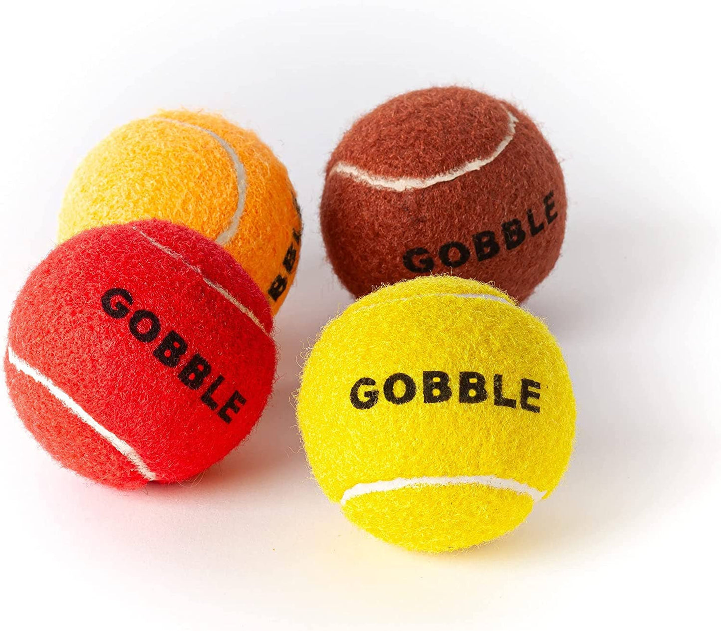 Thanksgiving Dog Tennis Balls Assorted Colors