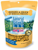 Natural Balance Pet Foods Rewards Bite-Size Crunchy Biscuits Small Breed Dog Treats Duck & Potato 8 oz