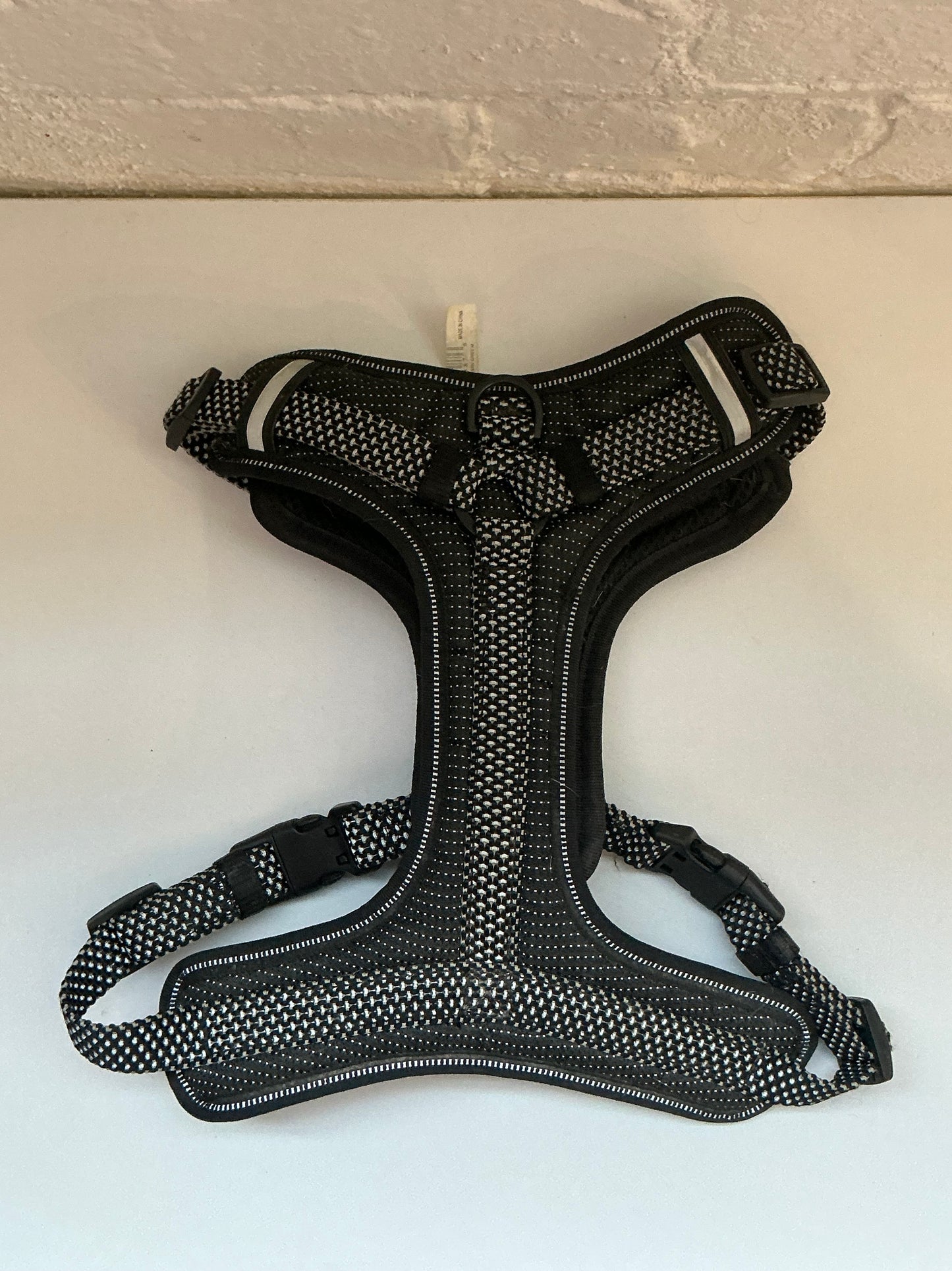 Grey No-Pull Reflective Adjustable Harness Size Medium