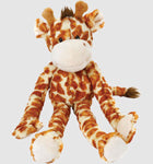 Multipet Swingin Safari Dog Toy Giraffe Assorted 19 in