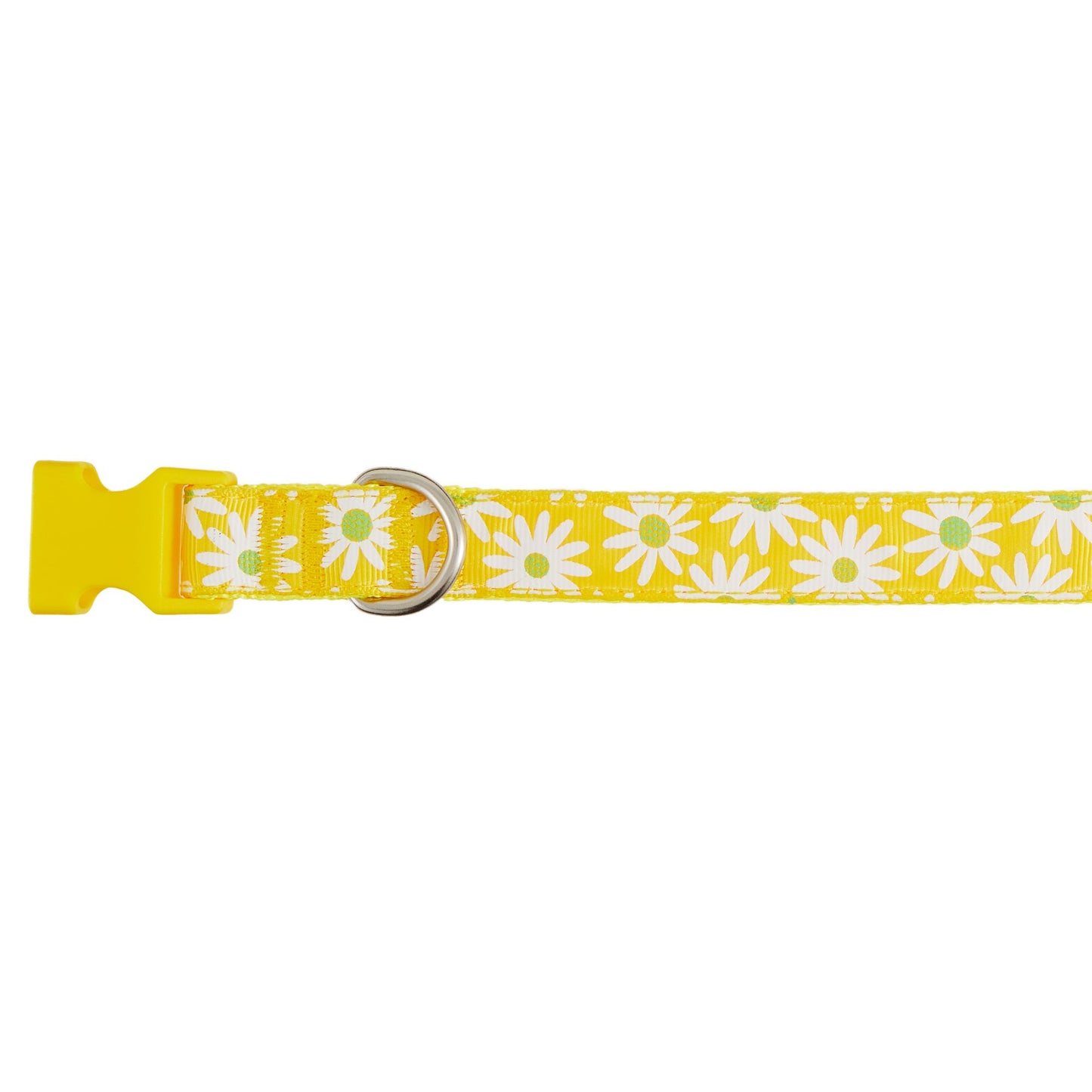 Top Paw Poly Blend Yellow Flower Collar Large
