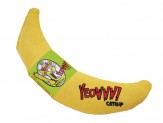 Yeowww! Banana Catnip Cat Toy Yellow