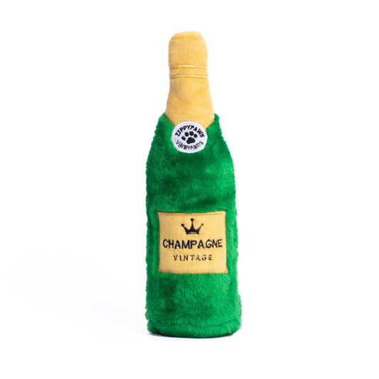 ZippyPaws Happy Hour Crusherz Dog Toy Champagne