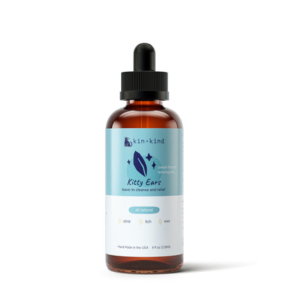 Kin+Kind Natural Kitty Ear Cleaner 4oz.