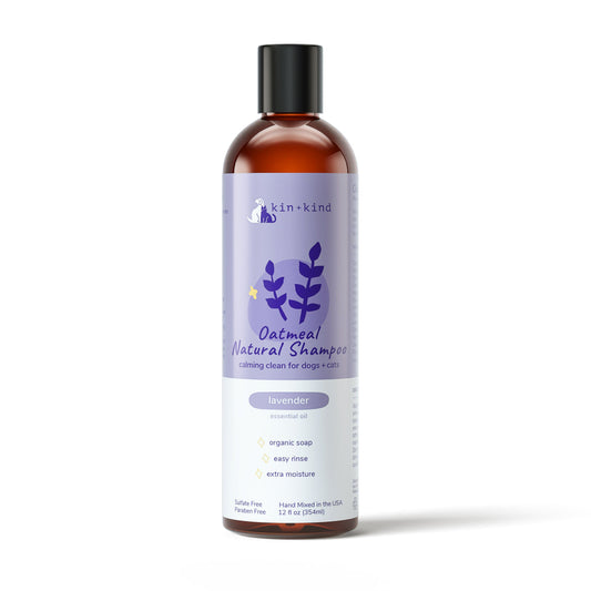 Kin+Kind Shampoo Oatmeal Lavender 12oz.