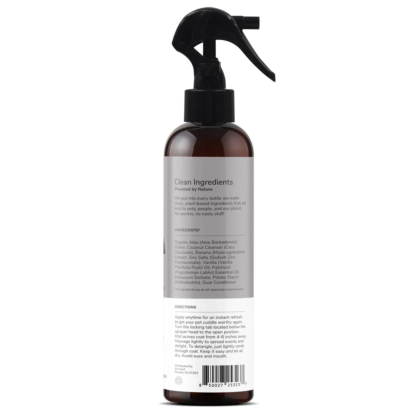 Kin+Kind Pet Smell Coat Spray 12oz. Patchouli