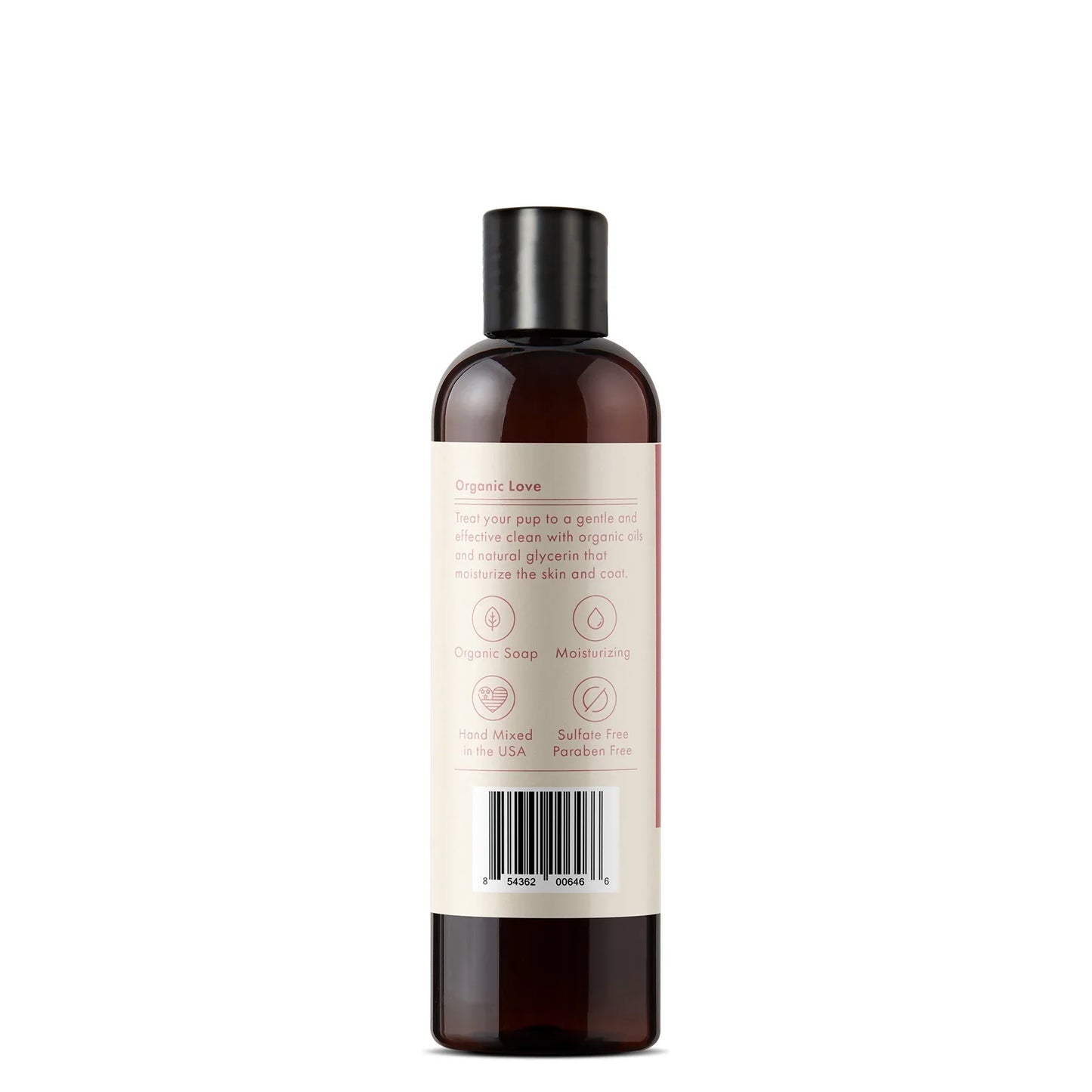 Kin+Kind Coat Oatmeal Calm Rose 12oz. Kin Organics Shampoo