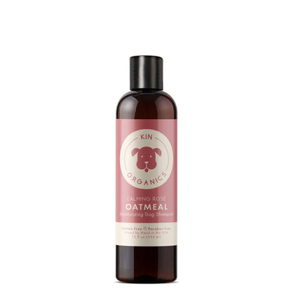 Kin+Kind Coat Oatmeal Calm Rose 12oz. Kin Organics Shampoo