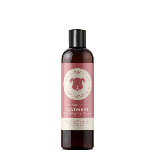 Kin+Kind Coat Oatmeal Calm Rose 12oz. Kin Organics Shampoo