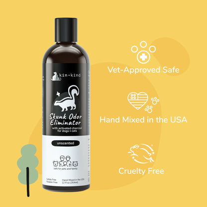 Kin+Kind Shampoo Skunk Eliminator 12oz.