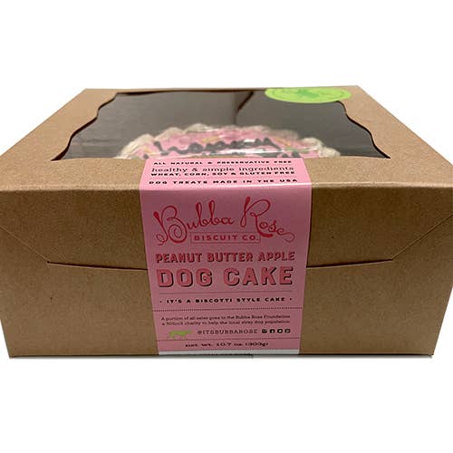 Pink Dog Birthday Cake (Shelf Stable)