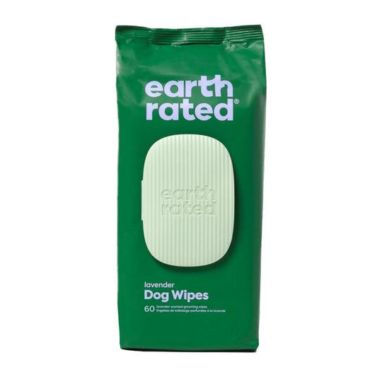 Earth Rated Dog Grooming Wipes Lavender 60 Count