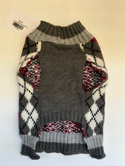 Vibrant Life Argyle Knit Sweater XS