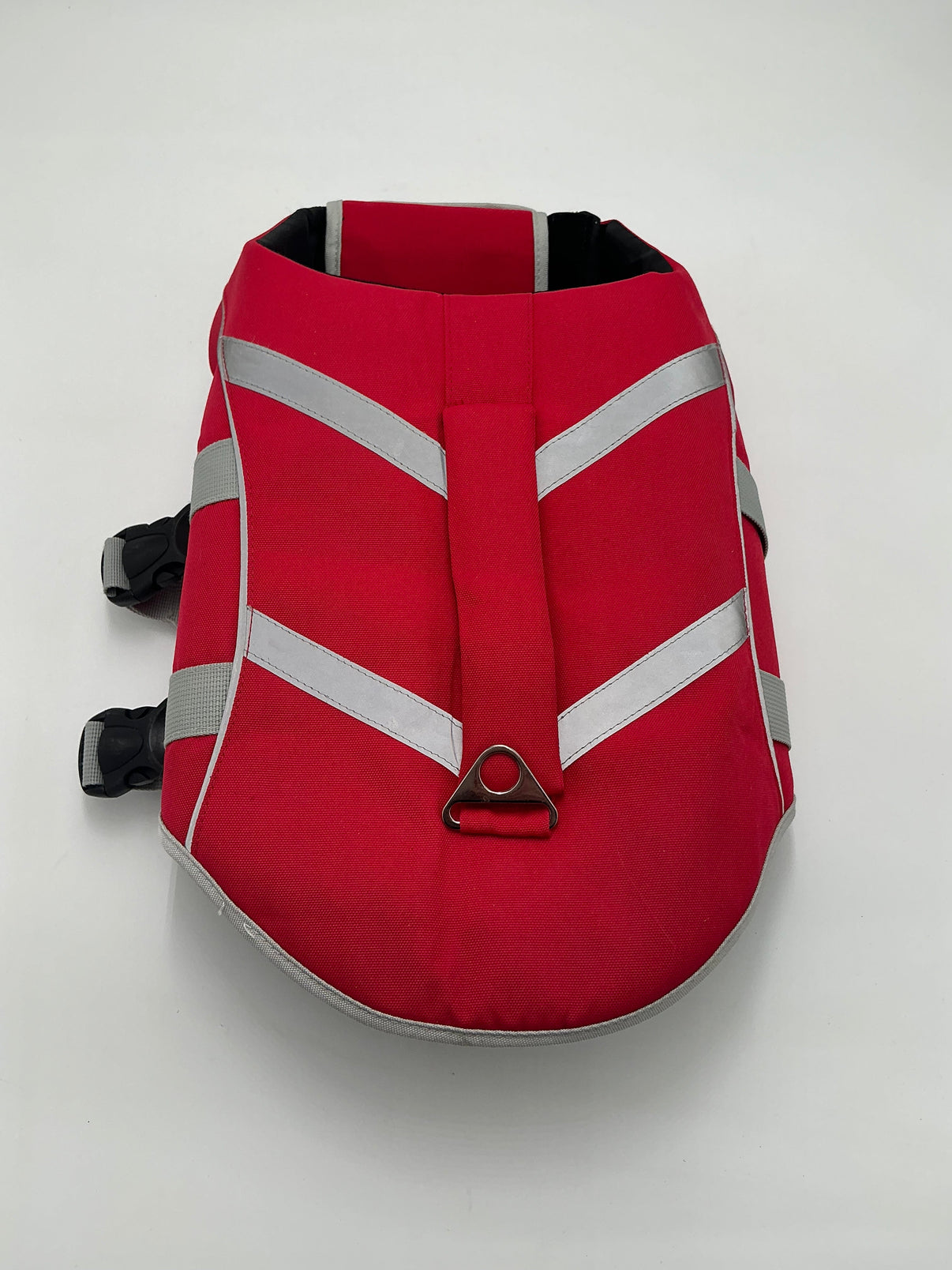 Reflective High-Visibility Dog Life Jacket- Large- Red Indiana Pet Supply