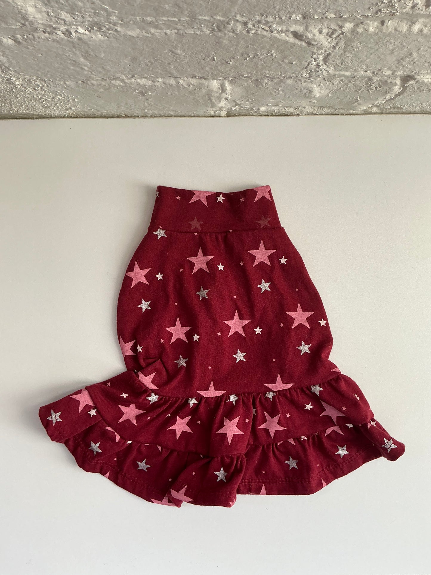 Top Paw Red Star Dress Size XS