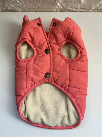 Baby Pink Puffer Jacket With Fleece Lining Medium