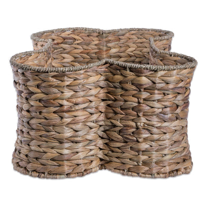 Natural Hyacinth Bone Pet Basket Large 24X15X9