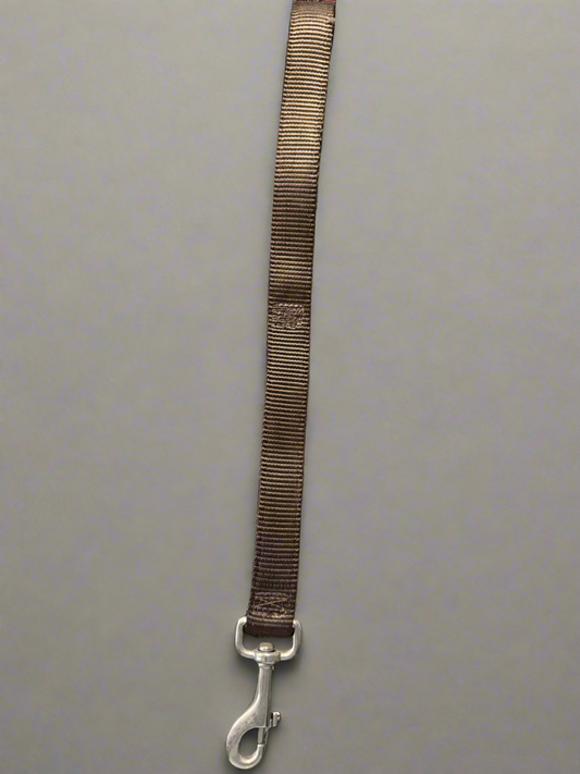 Brown Nylon Traffic Leash