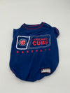 Pets First MLB Chicago Cubs Dog T-Shirt - Blue Mesh Breathable Pet Apparel
