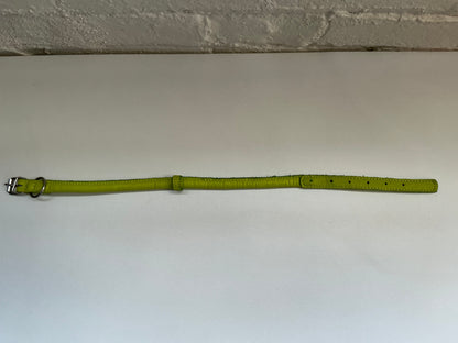 CollarDirect Rolled Green Leather Collar 19.5”