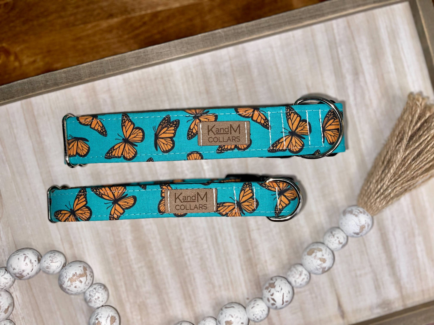 Monarch Butterflies Dog Collar