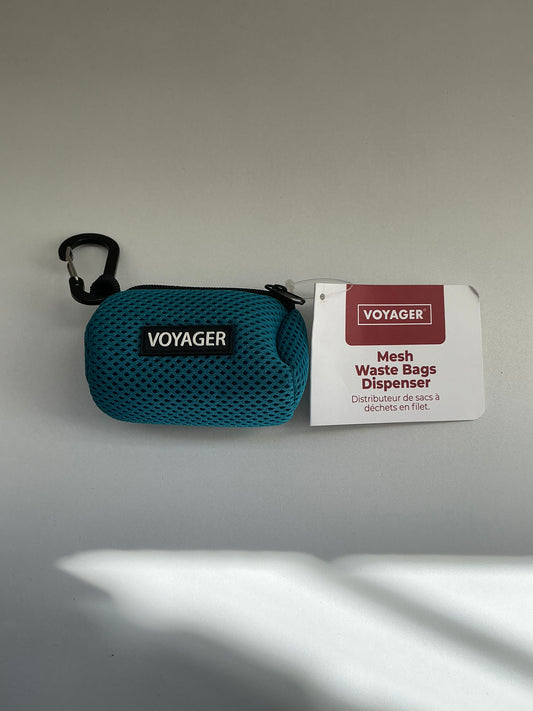 Voyager Mesh Waste Bag Dispenser - Blue