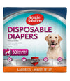 Simple Solution Disposable Female Diapers -30 Count