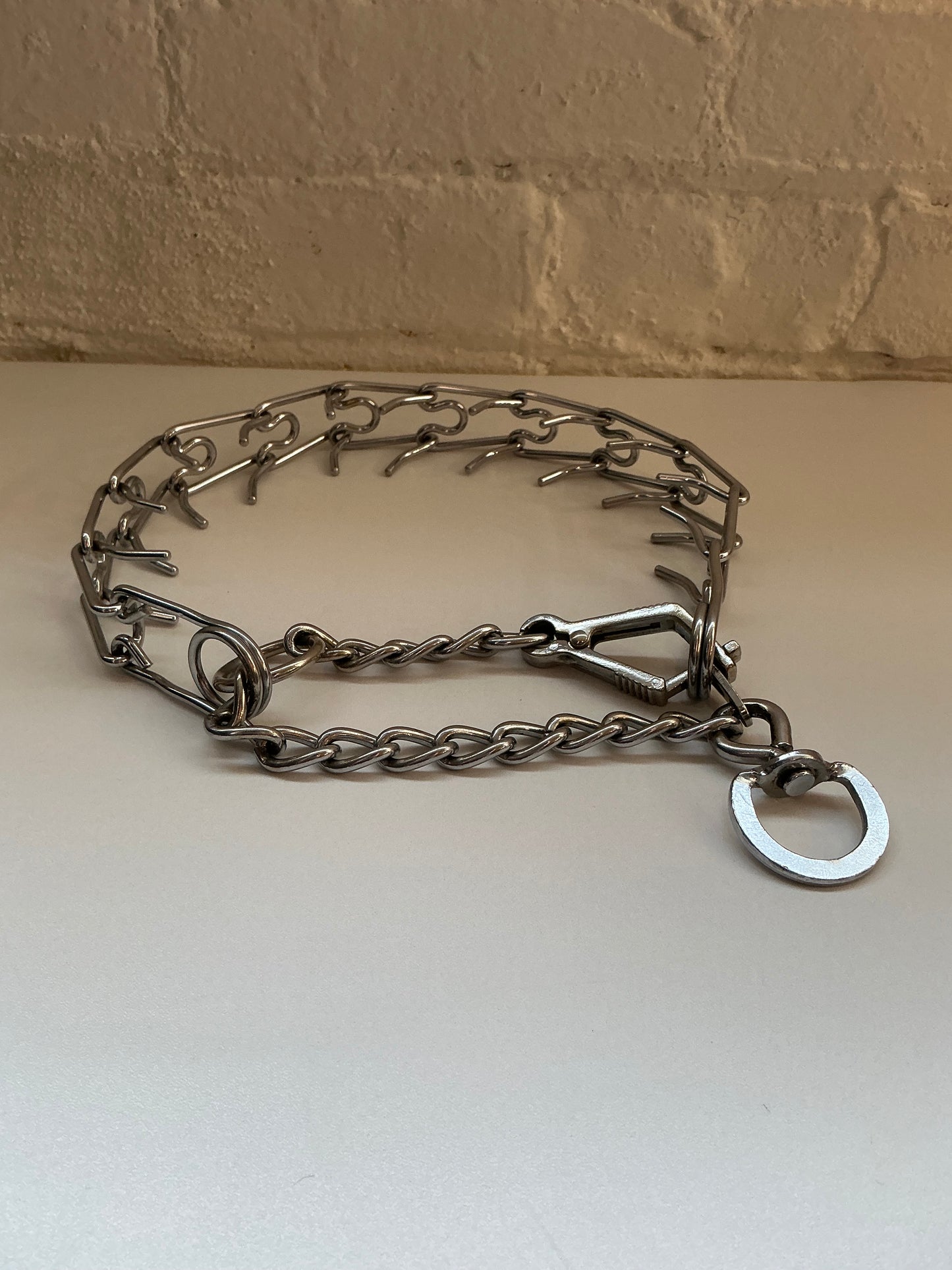 Stainless Steel Heavy Duty Quick Release Prong Training Collar Large