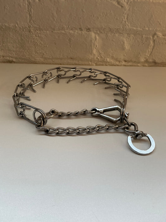 Stainless Steel Heavy Duty Quick Release Prong Training Collar Large
