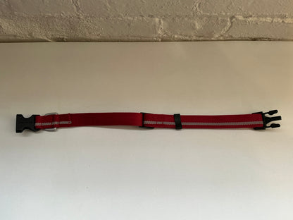 Terrain Dog Red Nylon Large Adjustable Pet Collar