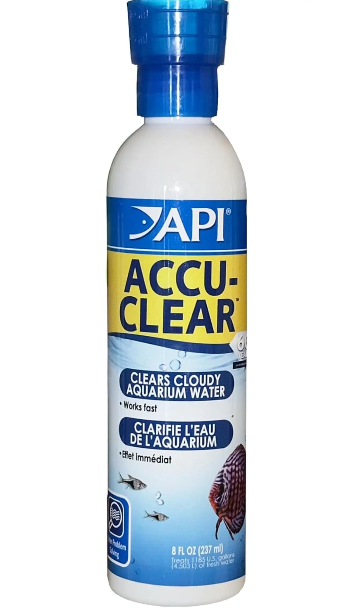 API ACCU-CLEAR Freshwater Aquarium Water Clarifier 8oz Indiana Pet Supply