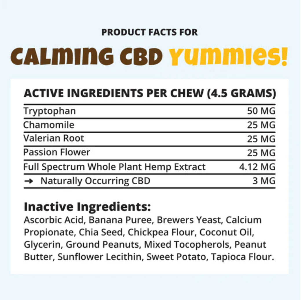 Bailey’s Calming CBD Chews Extra Strength