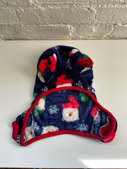 Christmas Polar Bear Fleece Jammies Small
