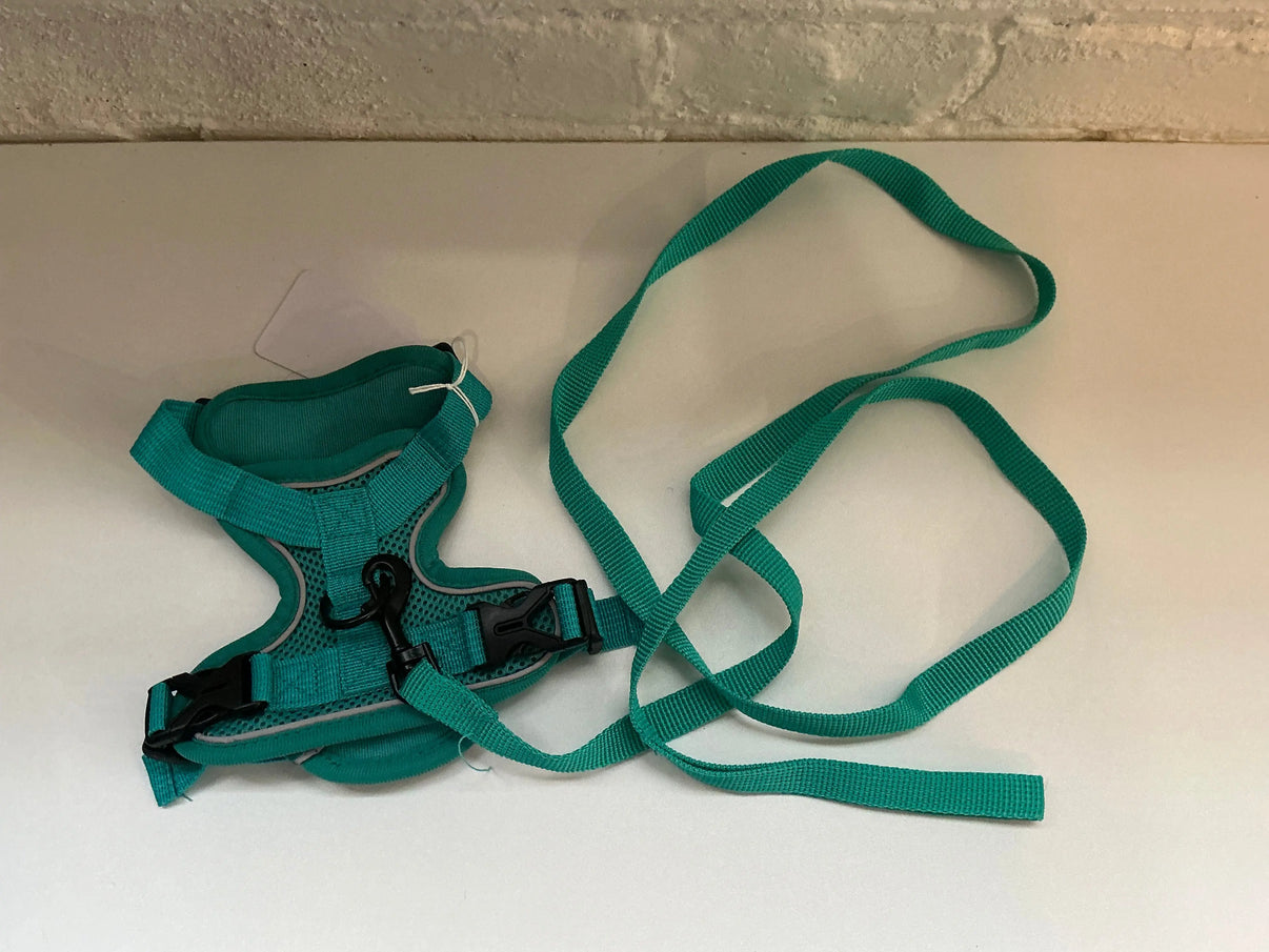 Blue Dog Harness Size Small with 4FT Leash Indiana Pet Supply