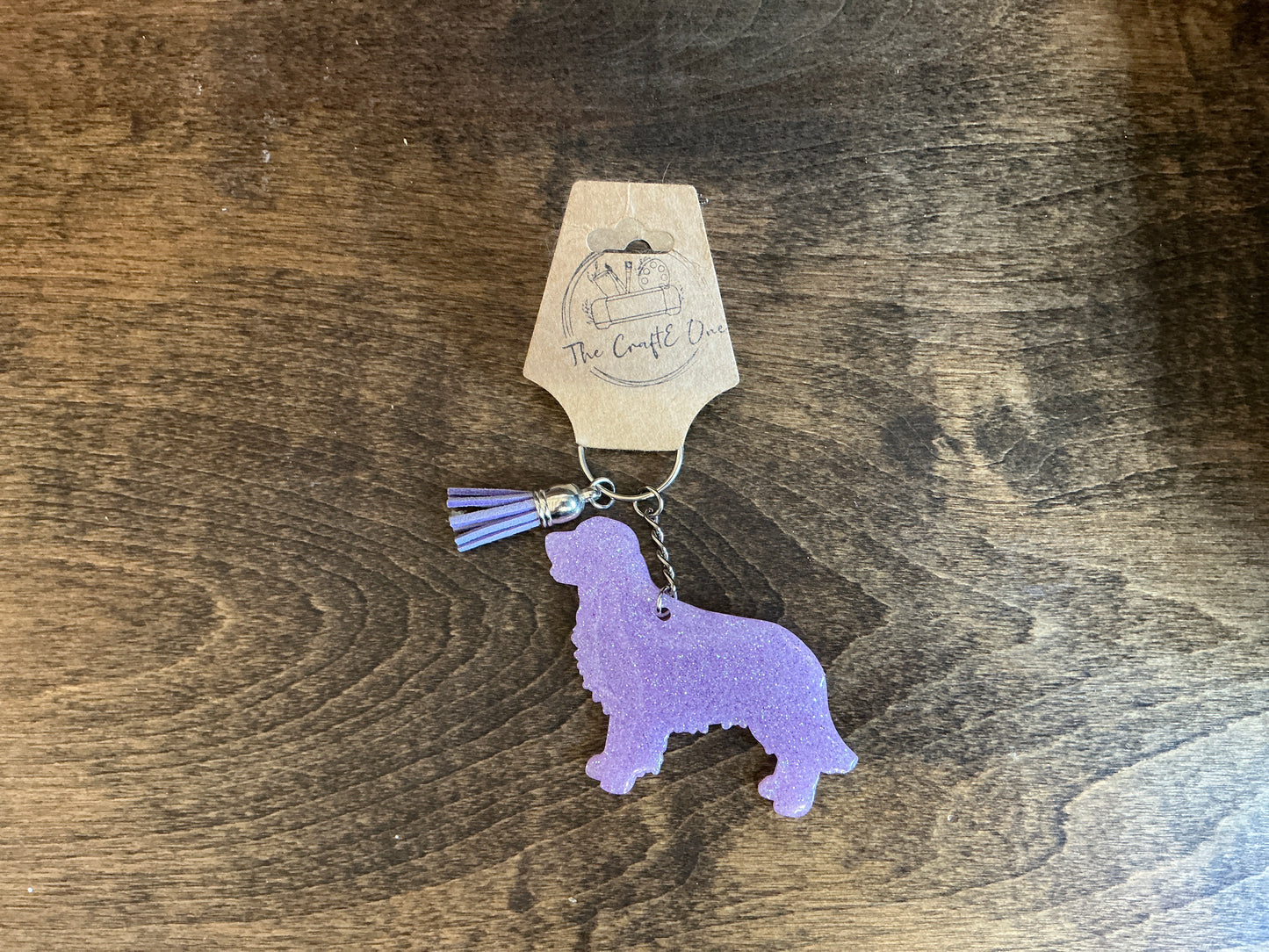 Glitter Breed Keychain (Various Breeds/Colors)