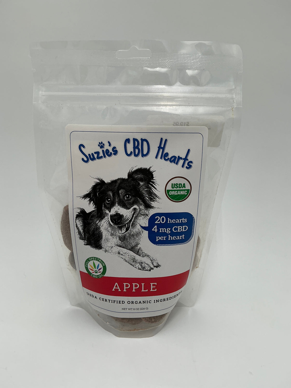 Suzie’s CBD Hearts – Premium Organic CBD Dog Treats Indiana Pet Supply