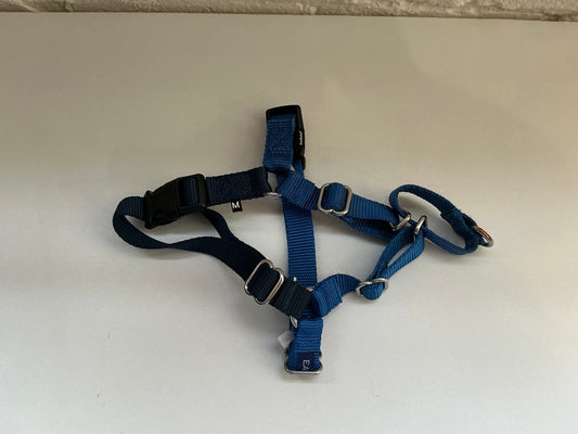Dark Blue Easy Walk No-Pull Pet Harness Size Medium Adjustable