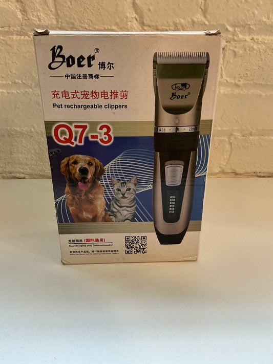 Boer Pet Rechargeable Clippers (missing oil and brush