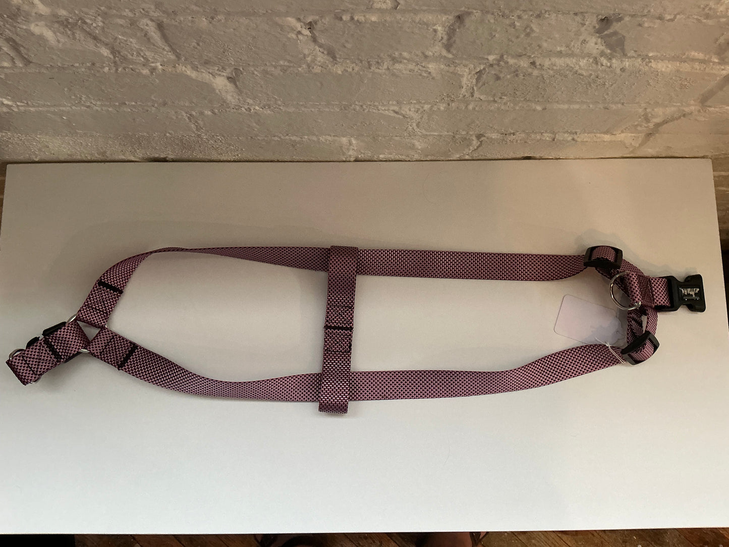 Pink/Black Step-in Harness Size Lg/XL