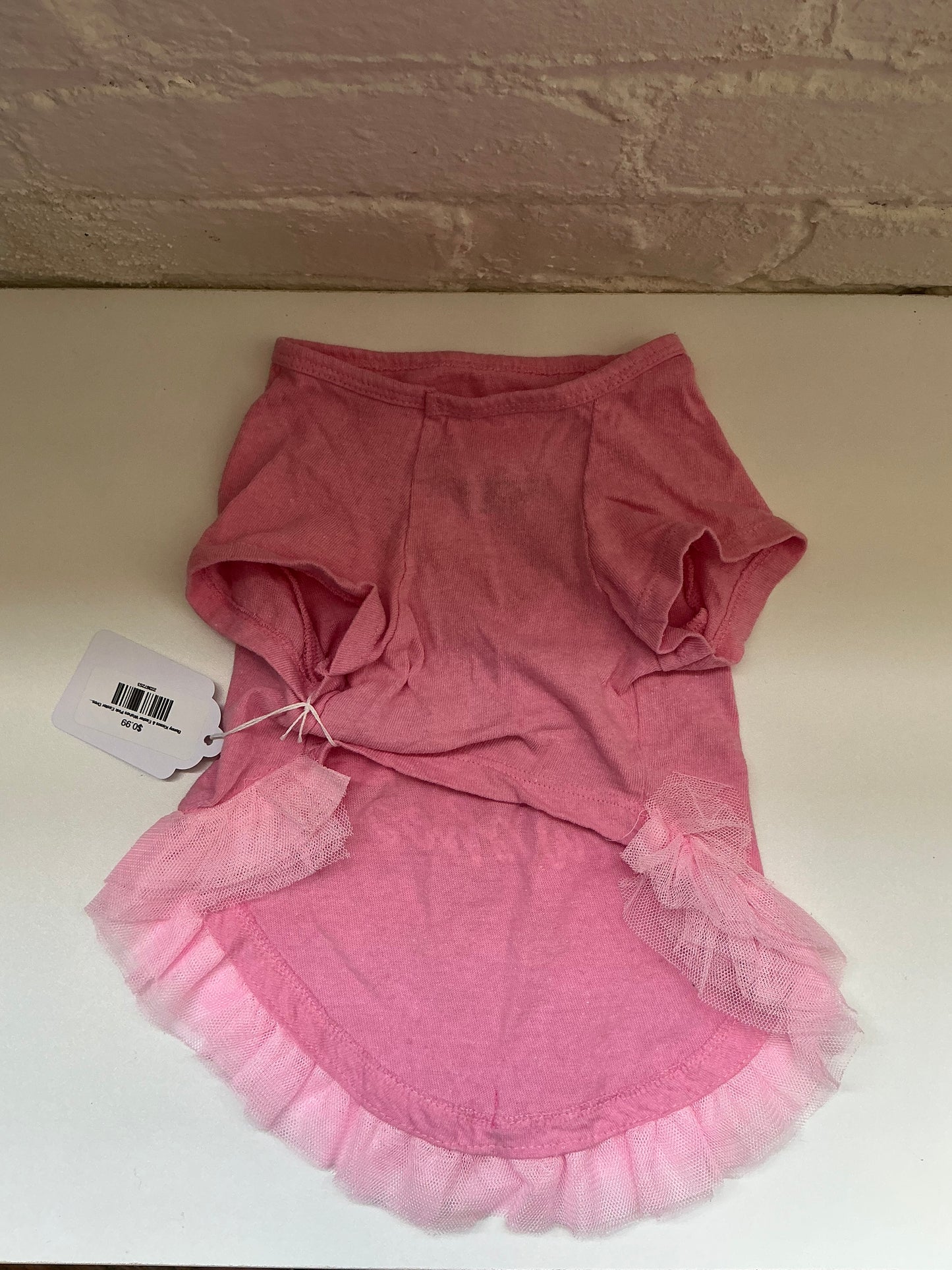 Bunny Kisses & Easter Wishes Pink Easter Dress LARGE